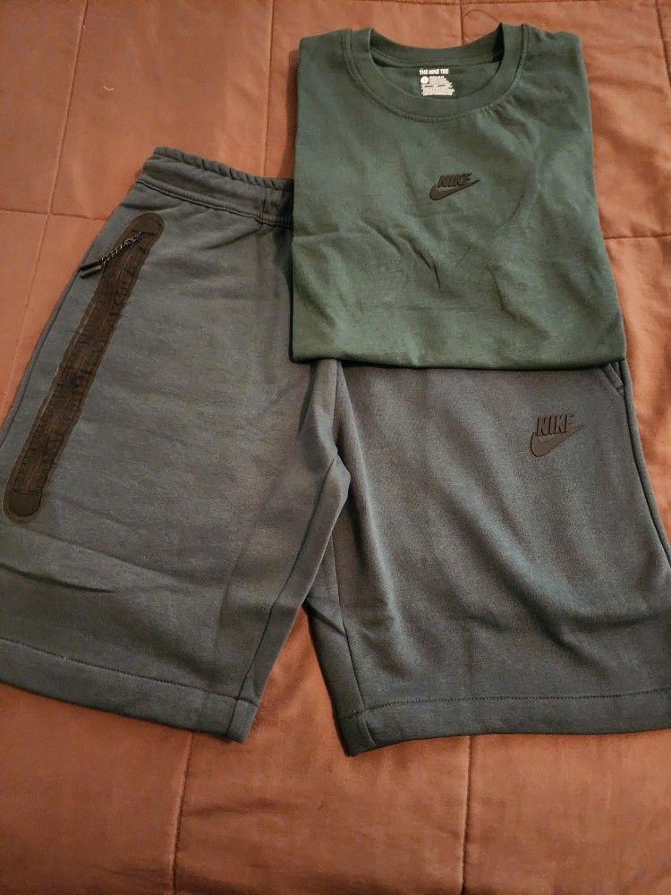 Brand New Nike Tech Short Sets For Sale