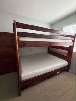 Bunk Beds - Two Full Beds and Mattresses