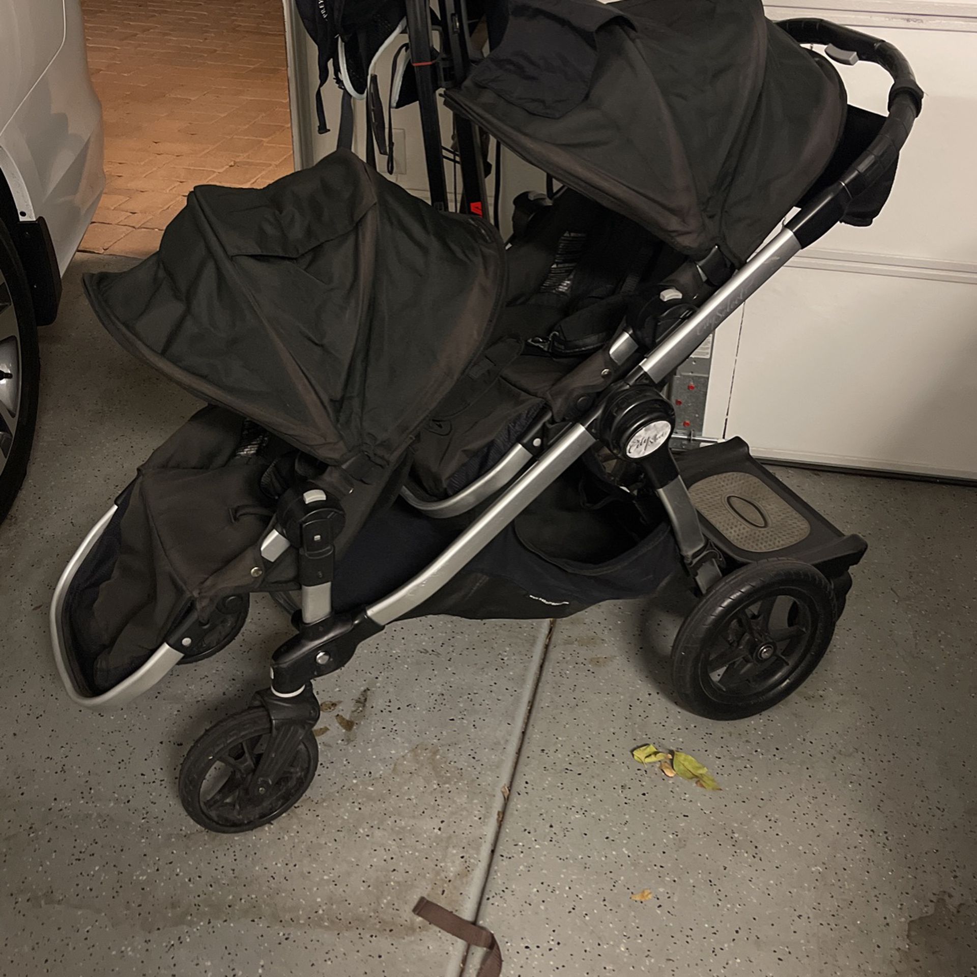 City Select Double Stroller With Added Standing Step