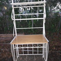 Vintage Style Metal Kitchen Rack 