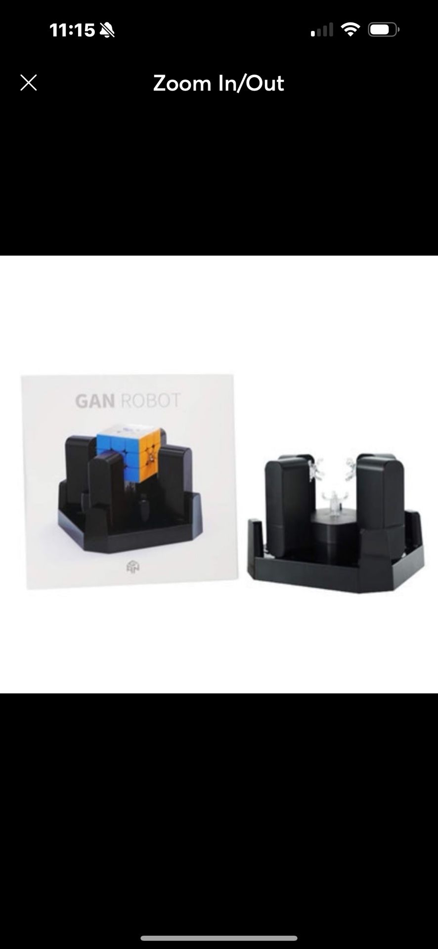GAN Robot 2.0 Cube Solving Machine Automatic Puzzle Scrambler & Solver With App