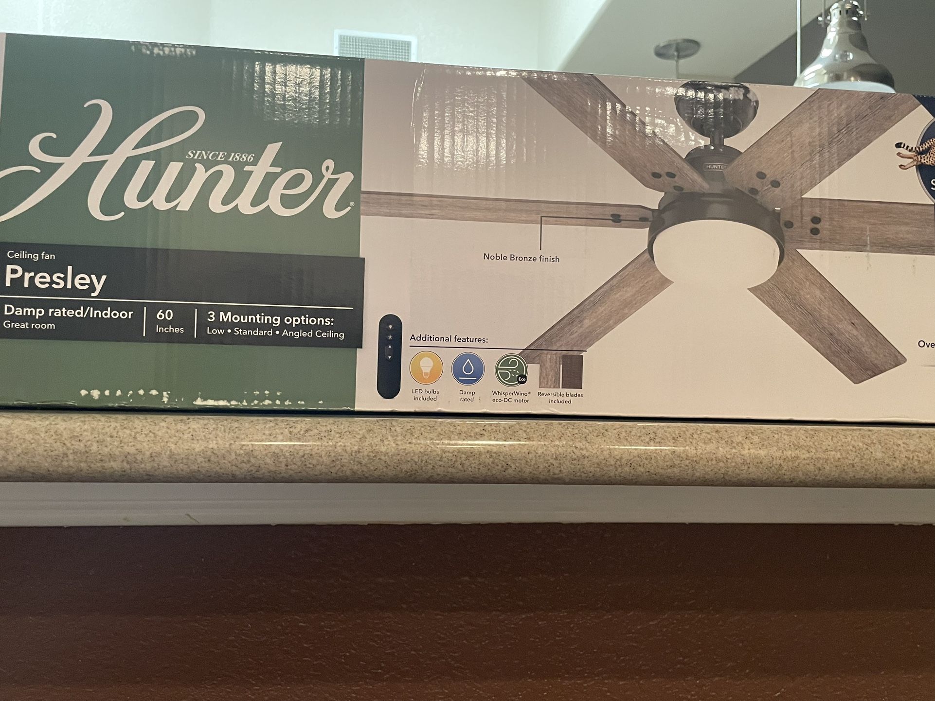 60 Inch Indoor/Outdoor Ceiling Fan