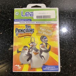 Leap Frog Leapster Game The Penguins of Madagascar Race for 1st Place! NEW