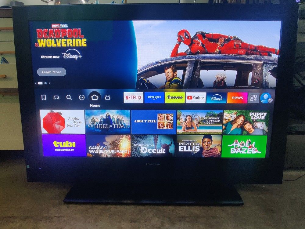 Pioneer 50" inch 720p Plasma "Smart" HDTV W/ Fire TV Stick (MSRP: $1,099)