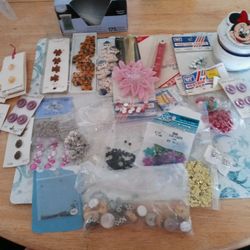 Fancy Buttons And Beads For Making Necklaces And Earrings