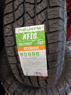 New Set of tires 265 70 17 all terrain
