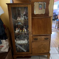 Antique Side By Side Secretary Desk 