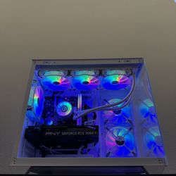 ULTRA FAST Liquid Cooled Ryzen 7 RTX Gaming PC Computer (Ryzen 7 5700X, RTX 5060 Ti, 32GB RAM, 512GB NVMe + 1TB HDD)