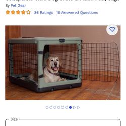 collapsing dog crate