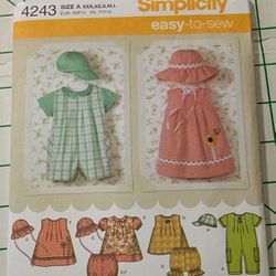Baby Easy To Sew Uncut Pattern 