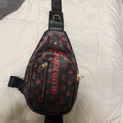 Supreme/LV Satchel  Vintage 