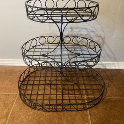 Three Tier Metal Stand ( Perf For Candy Table )