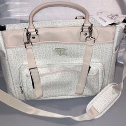 Guess Pink Diaper Bag