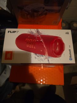 JBL Flip 7 Bluetooth Speaker – Red