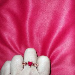 Red Heart Ring 