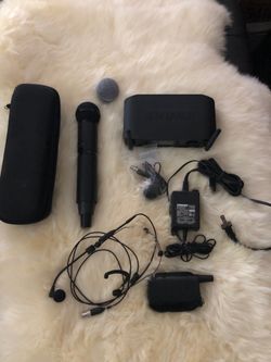 Sure GLXD-4 Wireless Mic Extra battery Sure Body Pack BLX headset Lav-Mic case Tansmitter and Receiver 🎤🎙🔥👽