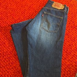 Vintage Womens 501 Levi’s Blue Wash 29x34