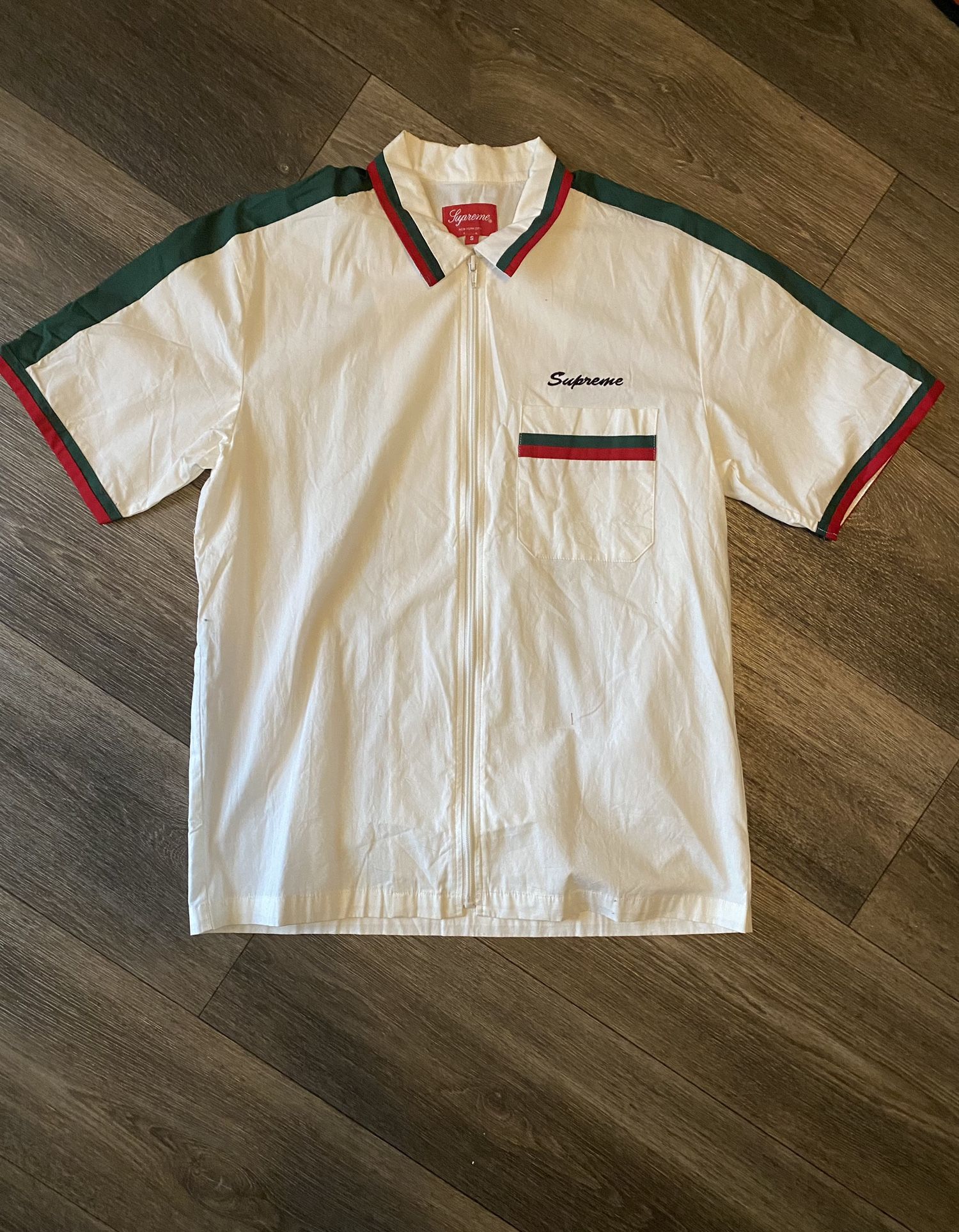 Supreme Zip Up shirt 