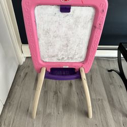 Magnetic/chalkboard Easel