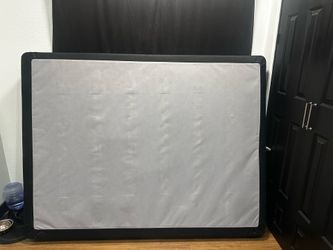 Queen bed frame and box