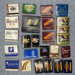 Vintage Matchbook Matches Lot 25 - Hotels Casinos Restaurants California