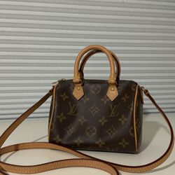 Authentic Louis Vuitton Nano Speedy 