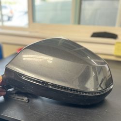 Audi Q5  Left side Mirror Grey Damaged Parts Only