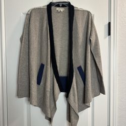EUC- Label & Thread- Luxe Cable Edge Cardigan