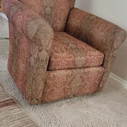 Swivel rocking chair