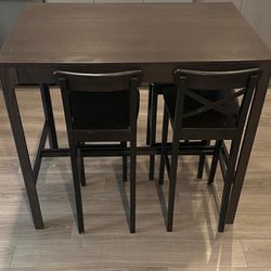 Coffee Brown Dinner Table 