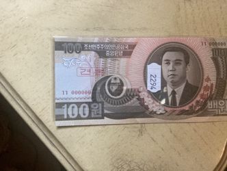 North Korea DPRK 100 Bill