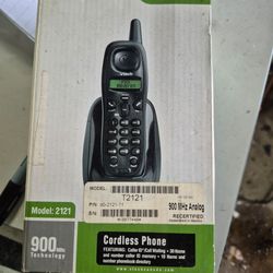 # 15 Vitech black cordless phone