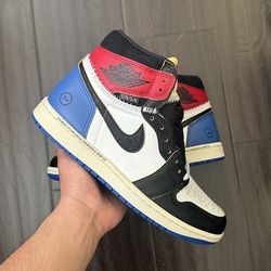 Jordan 1 Union x Fragment Red Sport Royal