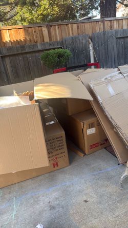 Cardboard boxes