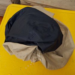 Large Gray & Blue motorcycle Cover