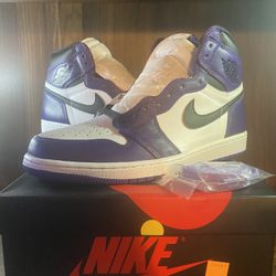 Air Jordan 1 Court Purple Size 10