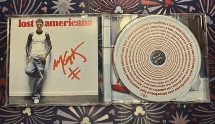 SIGNED! NEW! MGK Machine Gun Kelly Lost Americana CD With Autographed Art Card