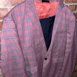 Men’s Plaid Suit Jacket