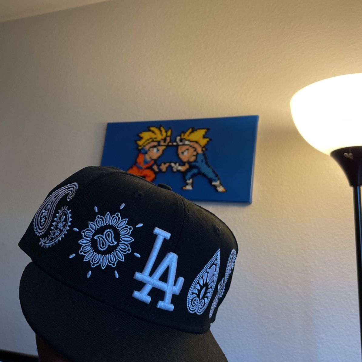Hat Club Cyberpunk Dark Blue LA Dodgers 7-3/8 Fitted for Sale in
