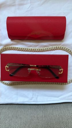 Cartier Rimless Eyeglasses with Case