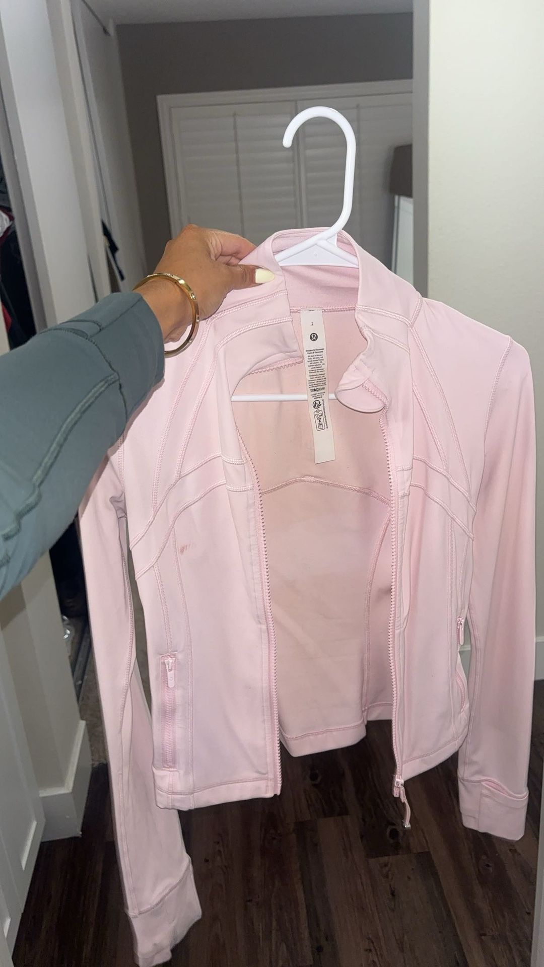 PINK LULU CROPPED DEFINE JACKET