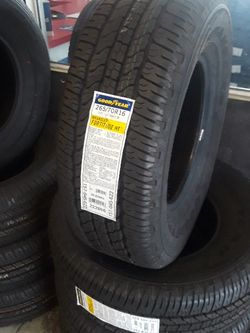 265/70/16 Goodyear tires wrangler