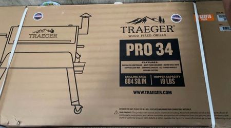 Traeger Pro 34 Wood-Fired Pellet Grill – NEW