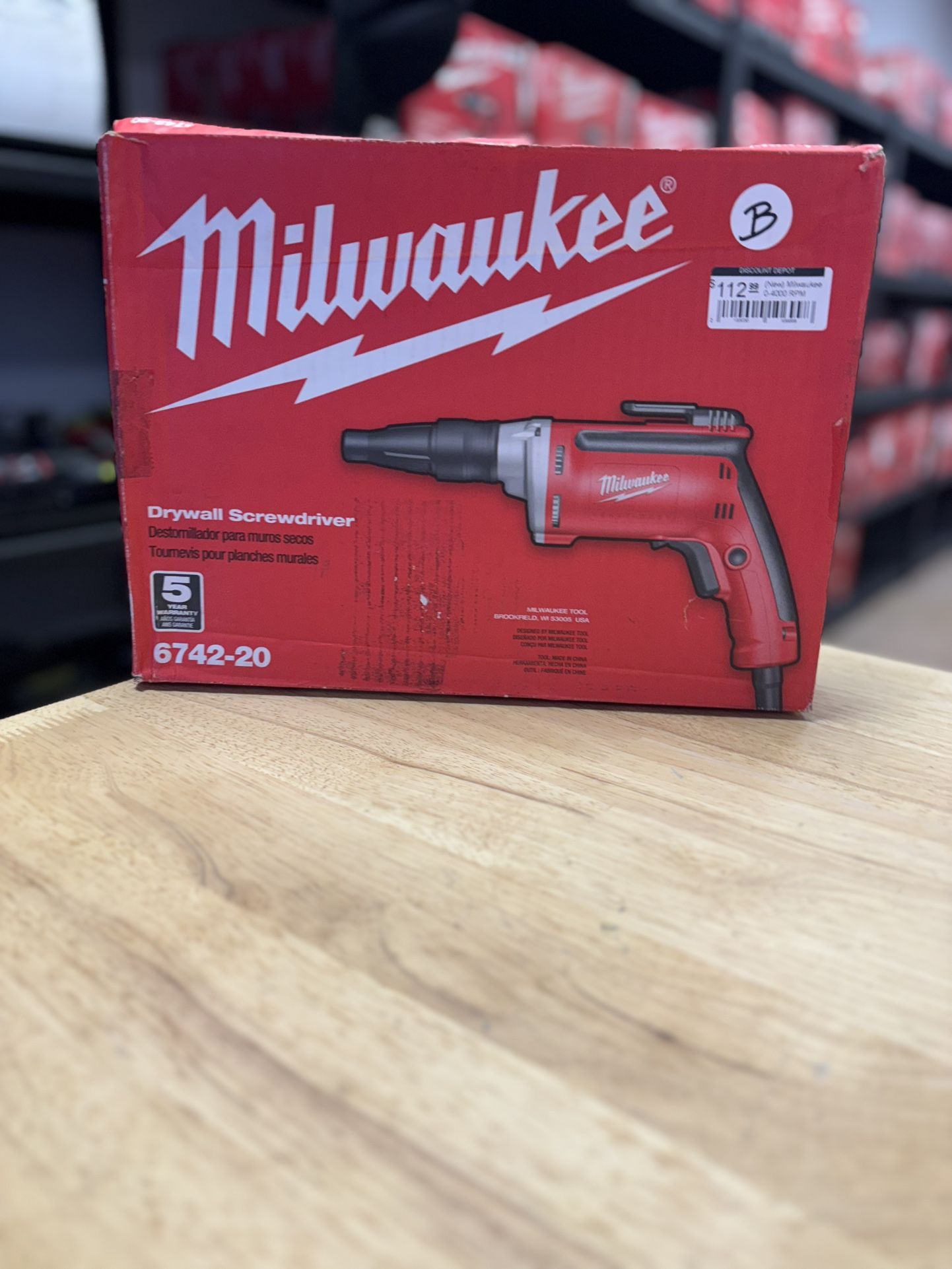 Milwaukee 0-4000 RPM Drywall Screwdriver