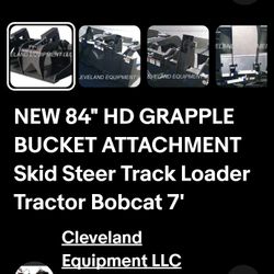 84" JCT grapple Bucket New Never Used 