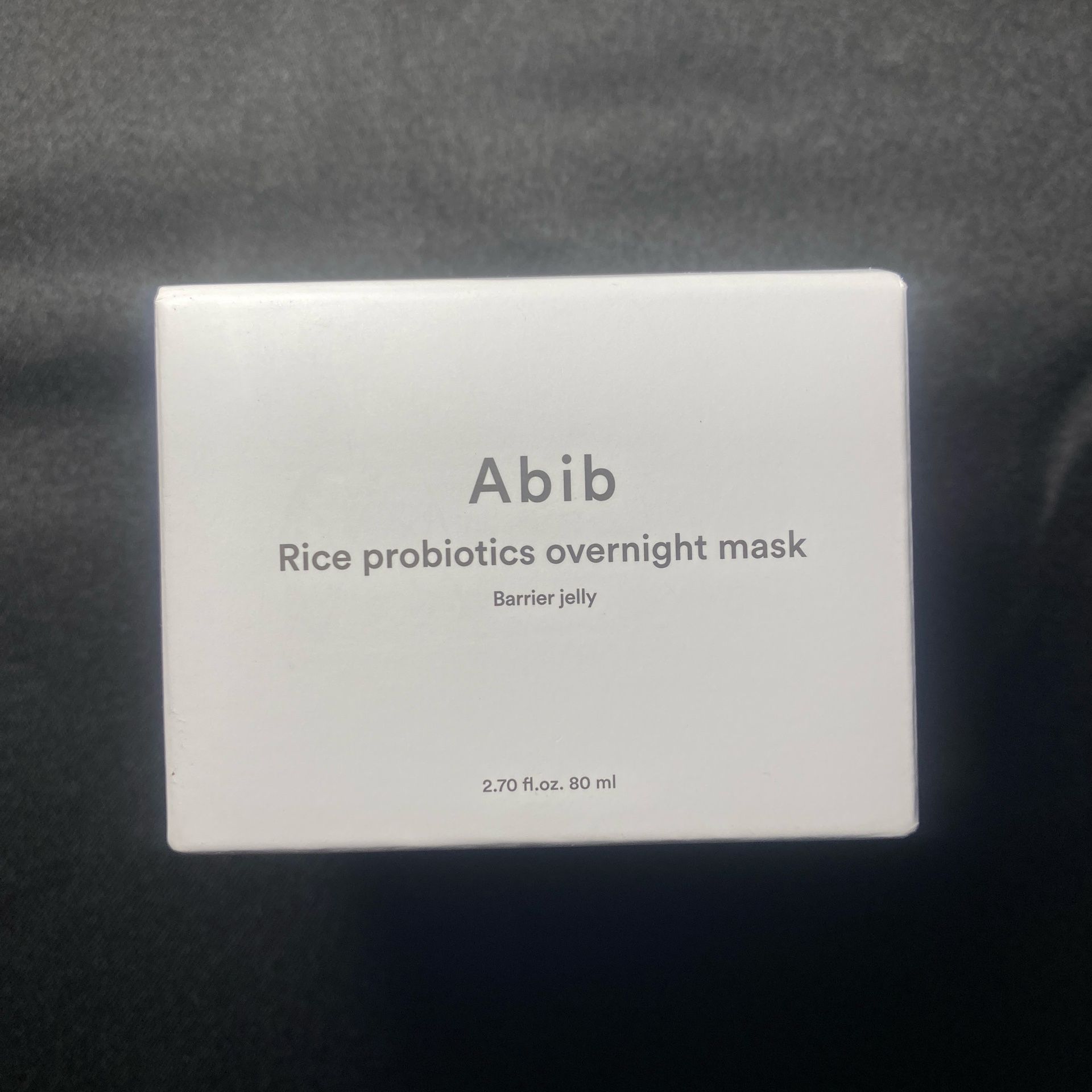 Abib Rice Probiotics Overnight Mask Barrier Jelly 2.7 Fl Oz 80ml New Sealed