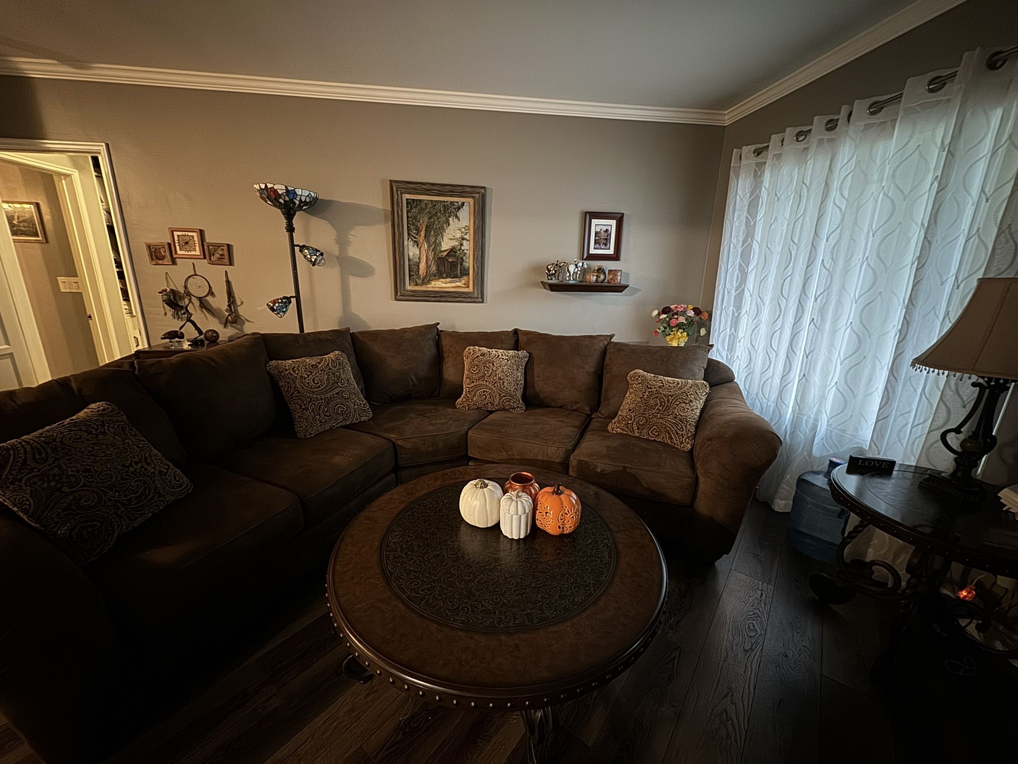 Sectional Couch, Coffee Table & End Table