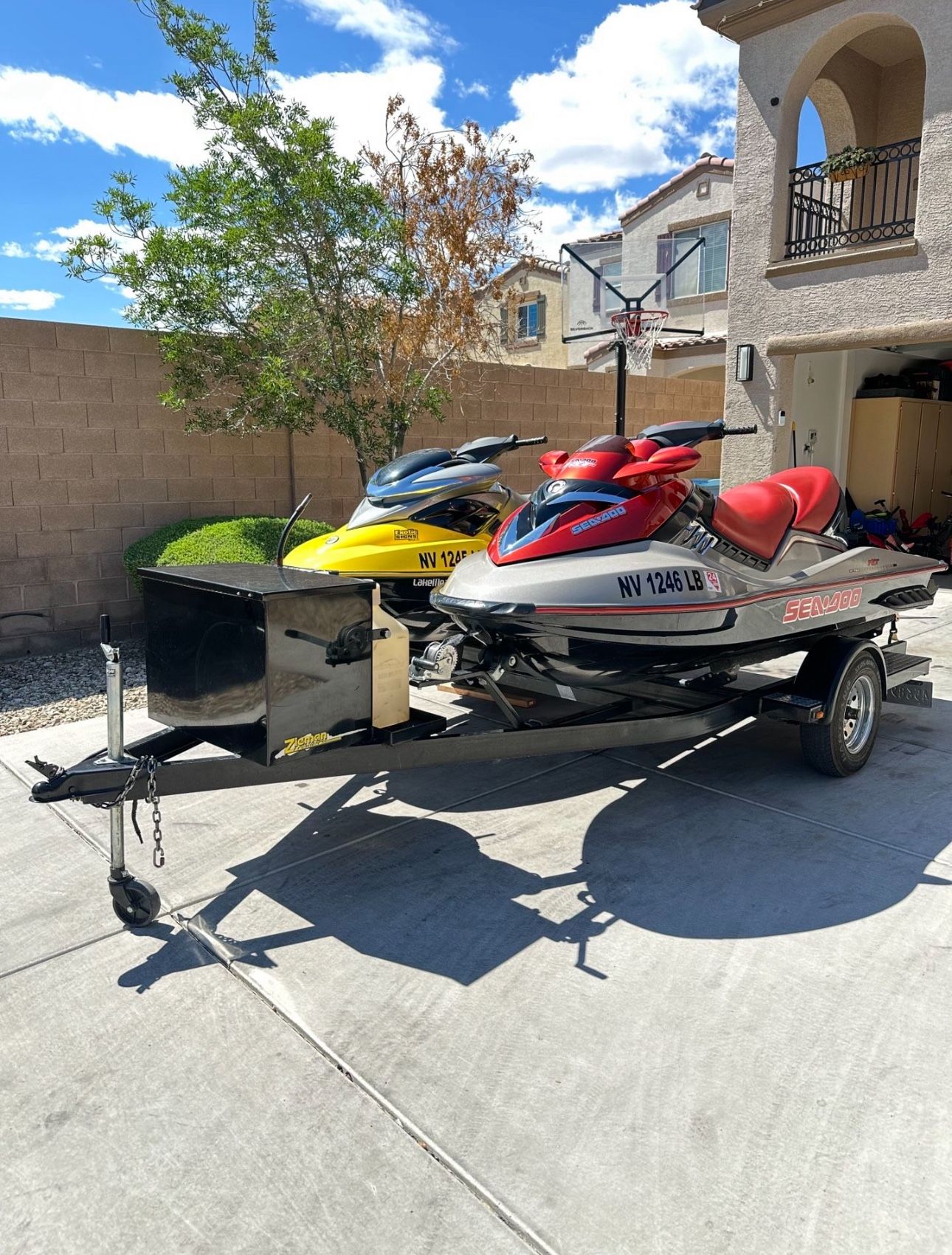 Jet ski Sea Doo 4 Tec And Trailer