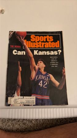 1991 Sports Illustrated Kansas Jayhawks Final Four Mark Randall Vintage NCAA Basketball Magazine