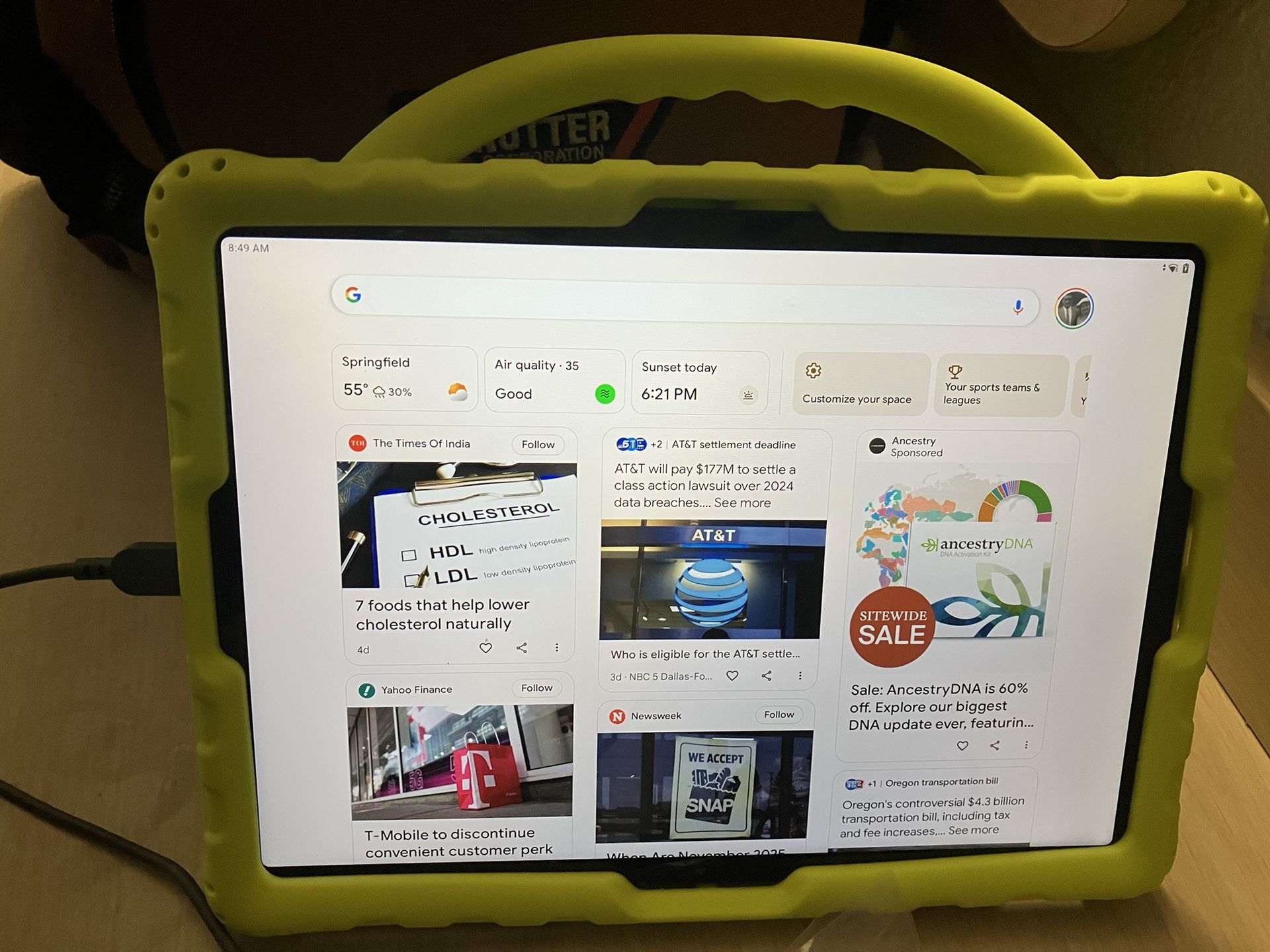 New Onn 11 Inch Tablet